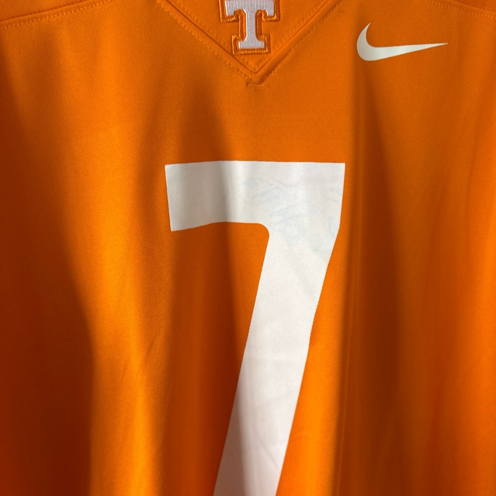 Men’s Nike Joe Milton III #7 Tennessee Volunteers Jersey Sz XL - Orange RARE - Picture 2 of 6